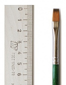 Кисть синтетика плоская (под колонок) руч.длин. №8 Кисть синтетика плоская (под колонок) руч.длин. №8
