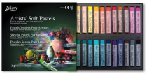 Набор пастели сухой мягкой квад.24 цв 10х10х70мм проф-ная Mungyo Gallery Soft pastel карт.коробке