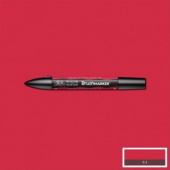 Маркер Brushmarker двухсторонний на спирт.основе цв.R665 Красный ягодный Winsor&Newton
