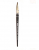 Кисть синтетика круглая, ручка короткая HI-TECH Aquarelle Quill 911 N  8 "Pinax"