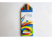 Набор акварельных карандашей Сонет 12 цветов, D грифеля 3мм., картонная упаковка