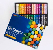 Набор пастели масляной круглой 36 цветов 10х70мм художественная Mungyo картонная коробка Набор пастели масляной круглой 36 цветов 10х70мм художественная Mungyo картонная коробка