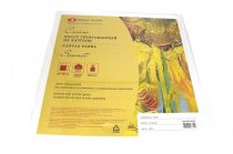 Холст грунтованный на картоне Сонет, 50х50 см, 280 г/м2, 100% хлопок, мелкое зерно, картон 3мм