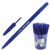 Ручка шариковая 511 синяя 0,7 на масляной основе, РК30 "Стамм"