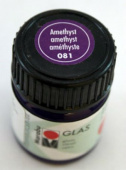 Краска для витража "Glas" Marabu 15мл. Аметист