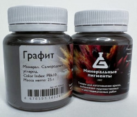 Пигмент "Минеральные пигменты" (банка 25 г) Графит