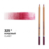 Карандаш профессиональный акварельный "Белые ночи" №325, бордовый Карандаш профессиональный акварельный "Белые ночи" №325, бордовый