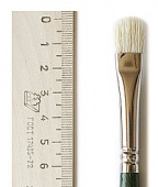 Кисть щетина овальная ручка длин. №6