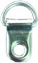 Д-кольцо малое, с 1-м отверстием, серебро (1шт.)(100шт/уп.)