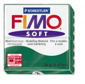 Пластика "Fimo soft", брус 56гр. Изумруд