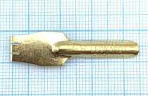 Перо плакатное, толщина линии 6мм позолоченное Manuscript Poster №8