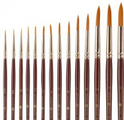 Кисть синтетика круглая, ручка короткая №5 "Decola" ширина 2,9мм