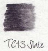 Карандаш угольный тонированный кр.корп.8мм,гриф.-4 мм,водорастворимый,цв.-TC13 Сланцевый "Derwent"