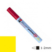 Маркер универсальный Marabu Brilliant шир.линии 1-2мм. Желтый