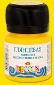 Акрил глянцевый Декола банка 20мл. цв.№ 213 Желтая светлая