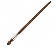 Кисть Синтетика плоскоовальная N10 ручка короткая Pinax MANGUSTA 617 Кисть Синтетика плоскоовальная N10 ручка короткая Pinax MANGUSTA 617