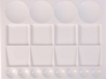 Палитра пластиковая прямоугольная 25x32см, 20 углублений "ХоББитания"