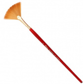 Кисть синтетика веерная, ручка короткая ORO ROSSO N 8