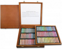 Набор пастели сухой мягкой круглой 90 цветов 10х70мм проф-ная MUNGYO Extra fine soft Pastel дер.кор