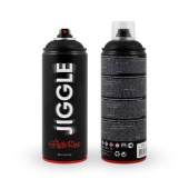 Краска аэрозольная для граффити JIGGLE, 520 мл, BLACK / Чёрный