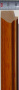 Багет деревянный (1м.) APR CM 1033 GOG матовый орех "Малайзия"