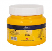 Акрил "Ладога" 500мл. Желтая средняя Акрил "Ладога" 500мл. Желтая средняя