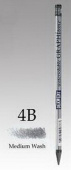 Мелок водорастворимый графитный 4B GRAPHITONE в форме карандаша "Derwent"