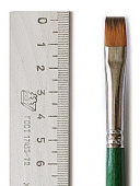 Кисть синтетика плоская (под колонок) руч.длин. №10 Кисть синтетика плоская (под колонок) руч.длин. №10