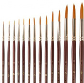 Кисть синтетика круглая, ручка короткая №8 "Decola" ширина 4мм Кисть синтетика круглая, ручка короткая №8 "Decola" ширина 4мм