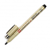 Линер-маркер для подписи PIGMA GRAPHIC 3, Черный, 3,0мм "Sakura"