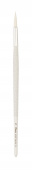 Кисть Синтетика круглая для акварели N 5 ручка короткая Pinax WHITE TAKLON 314