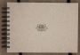 Скетчбук FALAFEL для зарисовок 160г/кв.м 148х210мм 62л спираль, Grey кремовая бумага