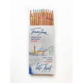 Набор акварельных карандашей "Белые Ночи", 24 цвета, в картонной коробке