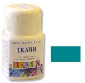 Акрил по ткани Изумрудная DECOLA, 50мл.