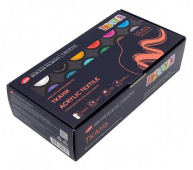 Набор акрила по ткани "Декола" 18 шт*20 мл, картон Набор акрила по ткани "Декола" 18 шт*20 мл, картон