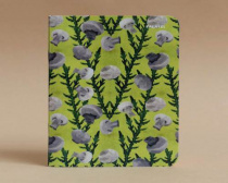 Блокнот А6 Mushroom 95х138 мм., 40 листов кремовой бумаги 80 г/м2