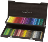 Набор цветных карандашей POLYCHROMOS®, в деревянном пенале, 120 шт. "Faber-Castell"