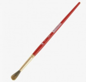 Кисть синтетика круглая, ручка короткая № 5 "Бегемот" 