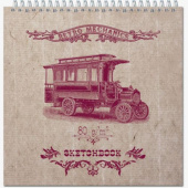 Блокнот для зарисовок SKETCHBOOK QUADRO BIG, 190х190, 60л., 80 г/м? на гребне, 2760