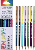 Набор чернографитных карандашей ACMELIAE Week HB 7шт