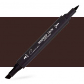 Маркер спиртовой Сонет Twin Brush, Горький шоколад