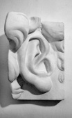 Гипсовая фигура ухо Давида левое, 19х25см