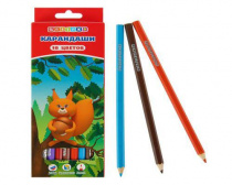 Набор цветных карандашей "Цветик", 18 цветов, шестигранные, 2М-4М, заточенные Набор цветных карандашей "Цветик", 18 цветов, шестигранные, 2М-4М, заточенные