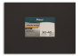 Холст грунтованный на картоне Черный 30х40см, 100% хлопок, 280 г/м2 мелкозернистый Pinax 