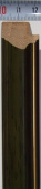 Рама 25 х 35 см. БС 232 МЗ со стеклом, багет деревянный "Малайзия", "4 пальца"