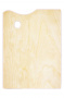 Палитра средняя прямоугольная, деревянная (406 х 312)