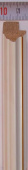 Багет деревянный (1м.) APR CM 1017 WHG матовый белый "Малайзия"