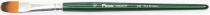 Кисть синтетика плоскоовальная, имитация колонка, ручка короткая CREATIVE 346 N 10 "Pinax"