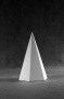Гипсовая фигура пирамида малая шестигранная, h=20см