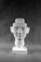 Гипсовая фигура голова Нефертити, 28см